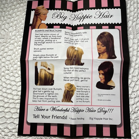 BIG HAPPY HAIR BUMPITS NEW - Picture 4 of 11